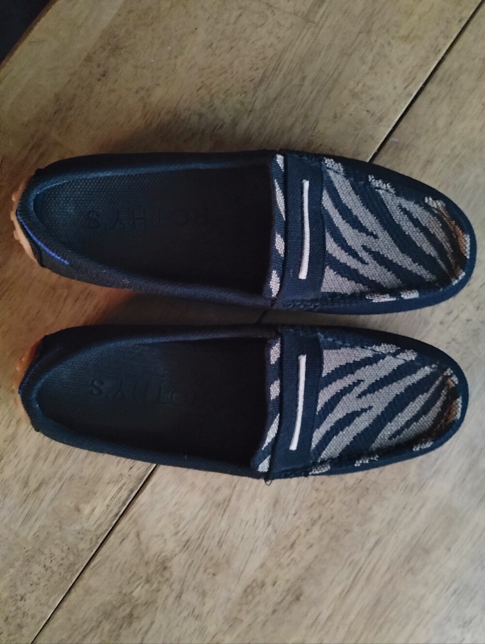 Rothy's Driver Loafers with Zebra-Print - Picture 8 of 10